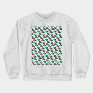 Raspberry & White Chocolate Doughnuts Crewneck Sweatshirt